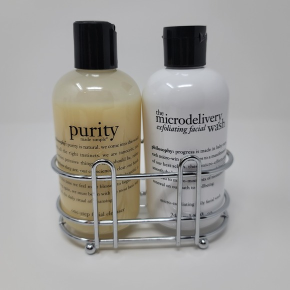Philosophy Other - Philosophy Purity Cleanser Microdelivery Exfoliating Facial Wash 8oz Duo Caddy